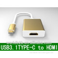 USB 3.1 Type C (USB-C) Male to HDMI1080P Adapter for The New MacBook 12 inch